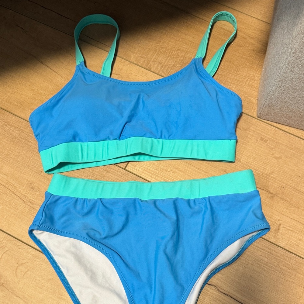Women’s Swim Set in Blue and Green